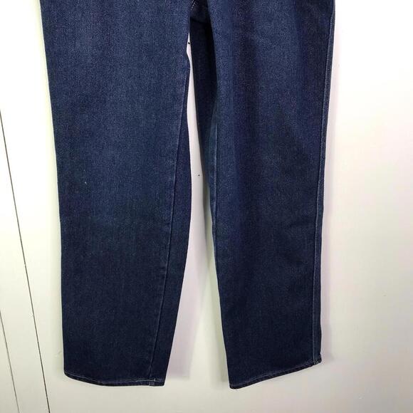 Vintage Levis Jeans Womens 16 Orange Tab Dark Wash 544 High Rise Straight Leg - Picture 5 of 7